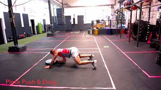 back core High plank plate push and pull