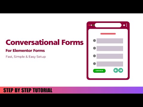 How To Create Conversational Forms for Elementor Forms