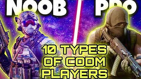10 Types Of CODM Players In Battle Royale 😀 | COD MOBILE