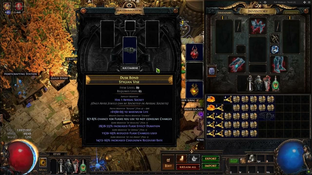 POE Stygian Belt Flask CWDT Omni YouTube