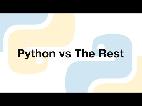 Why Python over other programming languages?