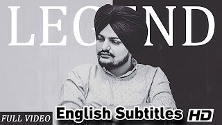 Famous English Translation/Subtitles | Legend : Sidhu Moose Wala | Prod By The Kidd Net Worth
