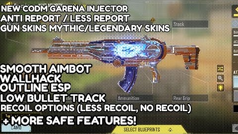 NEW CODM GARENA INJECTOR / SAFE MAIN / GUN INJECTOR / PLAYSAFE ONLY / NO 10 YEARS BAN / ANTI REPORT