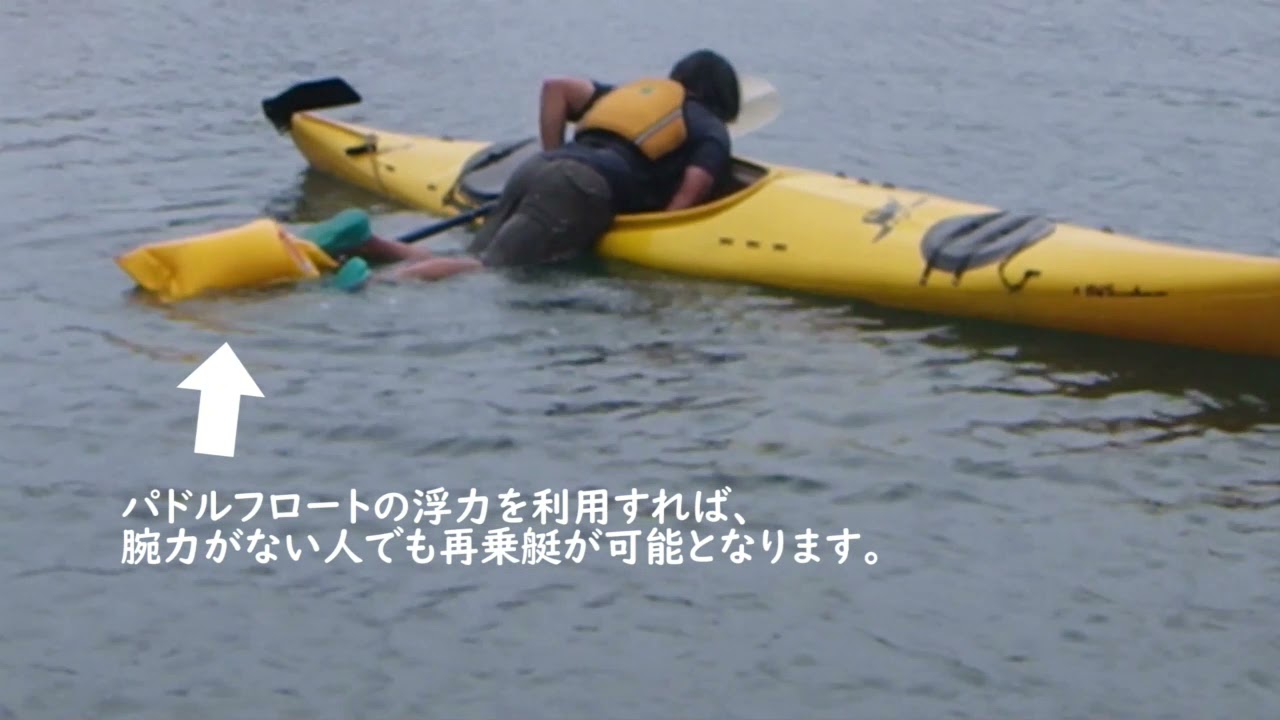 シーカヤック再乗艇方法