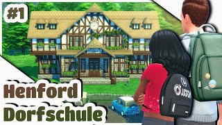HENFORD DORFSCHULE 💼 Grundriss & Fassade ● Die Sims 4: Speedbuild #1 │ Misha KayKay