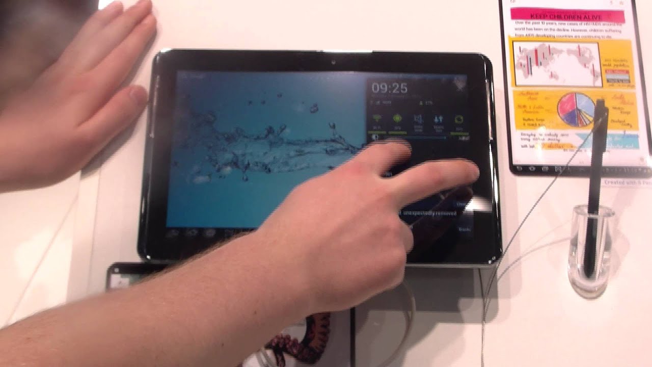 Samsung Galaxy Note 10 1 Kurztest 10 Zoll Ics Tablet Mit Stylus Youtube