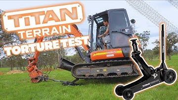 Titan Terrain Rugged Floor Jack Torture Test &  Review! 