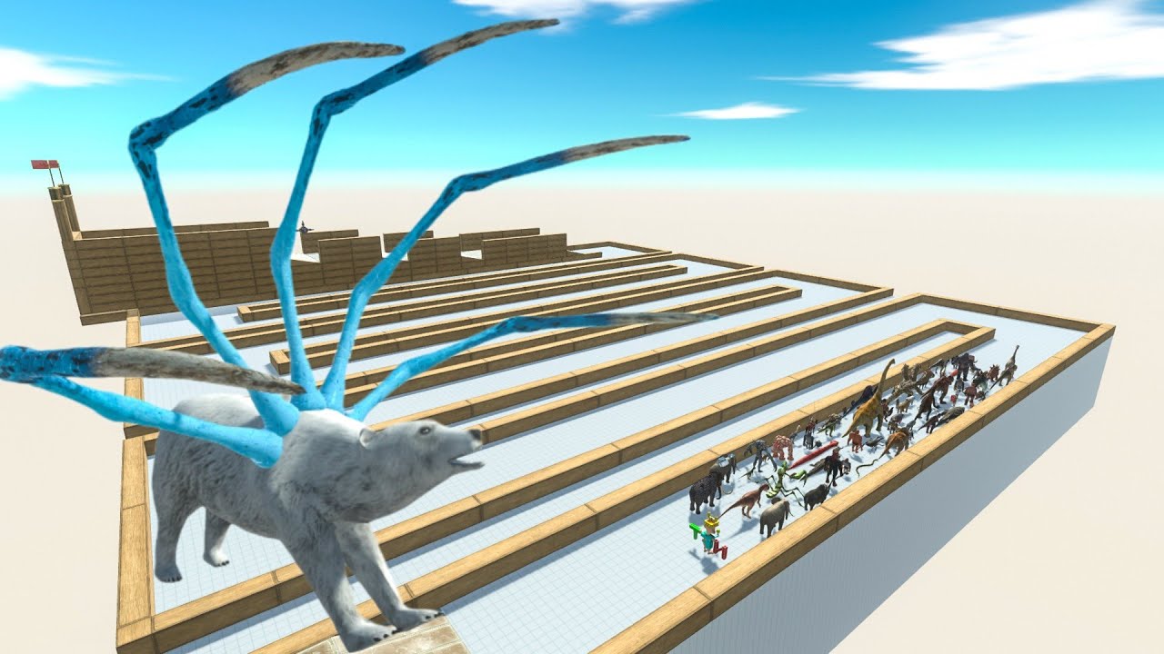 Escape From Alien Polar Bear - Last Survivor | Animal Revolt Battle Simulator