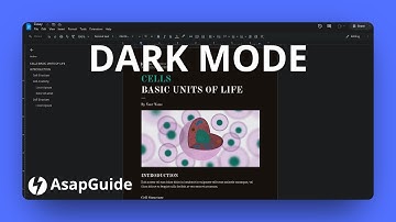 How to Enable Dark Mode on Google Docs Desktop?