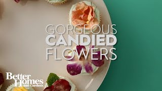 Gorgeous Candied Flowers