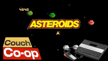 Asteroids | 2 Player Co-op | Atari 7800 | Analogue NT Mini 1080p 60fps