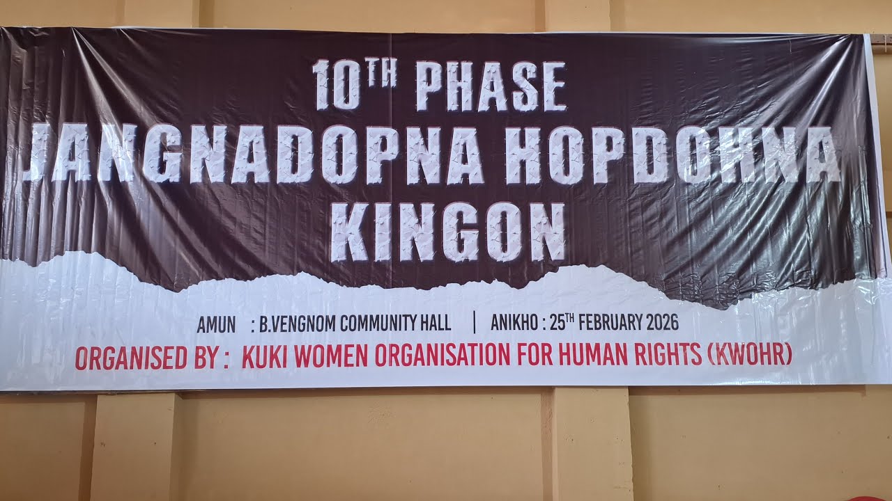 The KUKI MEDIA  is live JANGNADOPNA 10th Phase B.Vengnom community Hall