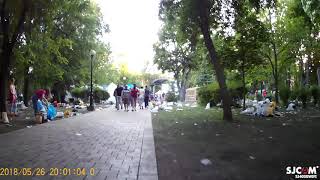CLF Kyiv 2018 мусор в парке Шевченка после фанатов