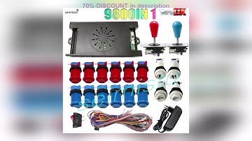A must-have product! Arcade 9800 In 1 Saga Dx Kit 2 Player Arcade Diy Kit Arcade American joystick