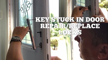 UPVC DOOR LOCK FAULT, Key Won’t Remove & it’s upside down How To Repair or Replace Locks (Simple)