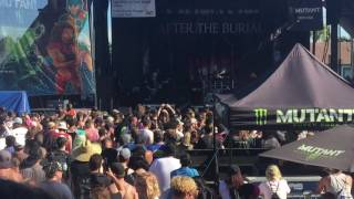 After the Burial Live @ Warped Tour West Palm Beach, Florida 7-2-2017