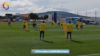Bafana returned to training after loss to Mexico.