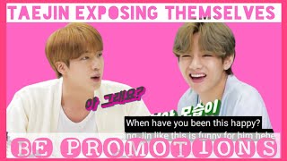 Taejin (뷔진♡진뷔) exposing themselves in BE comeback  moments/analysis