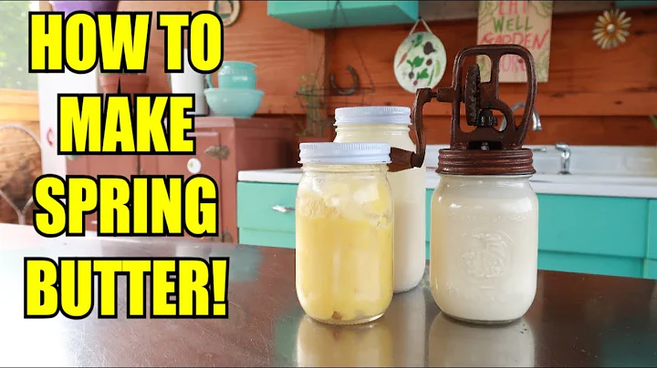 HOW TO MAKE SPRING BUTTER plus BENEFITS!!