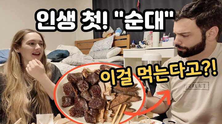 한국 도착하자마자 양념치킨부터 찾는 외국인 ㅋㅋㅋ (순대보고 깜짝놀람!) Our Foreigner Friend Surprised By THIS Korean Food 🇰🇷🇺🇸