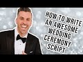 How to write an awesome wedding ceremony script