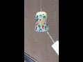 お絵描き素焼き風鈴の音色