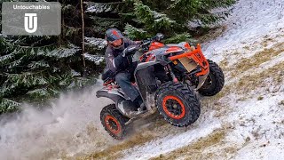 Things Get Out Of Control 😱 Extreme Trail And We're All Sliding In The Snow❗