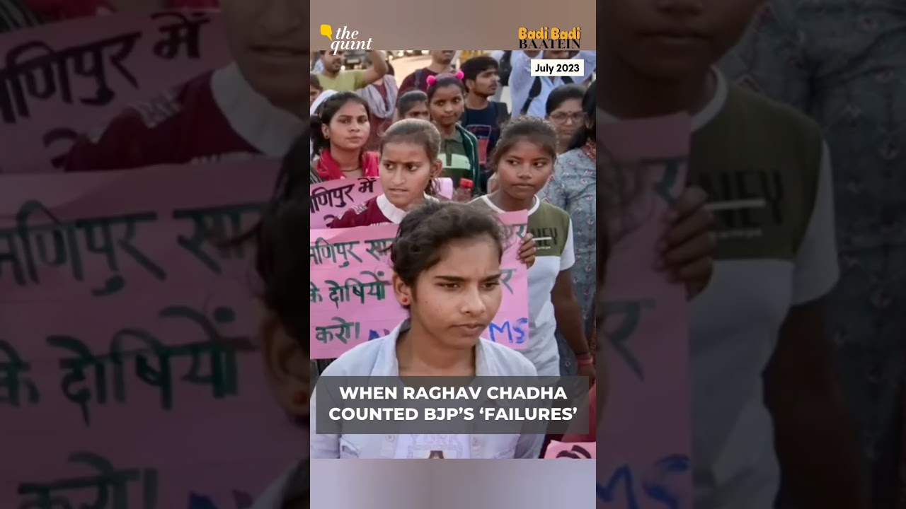 When Raghav Chadha Bashed the BJP's 'Failures' | The Quint