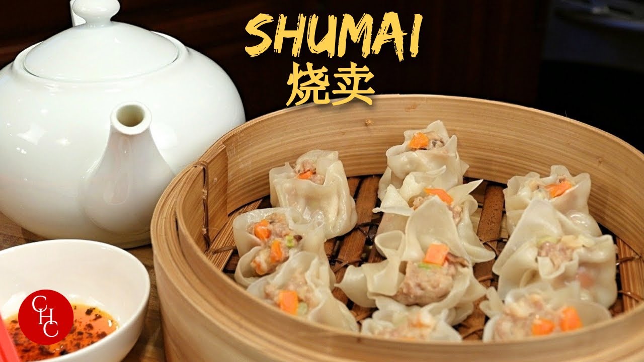 Pork and Shrimp Shumai, Dim Sum at home. Do you miss Dim Sum? 猪肉虾仁烧卖，在家早茶 | ChineseHealthyCook