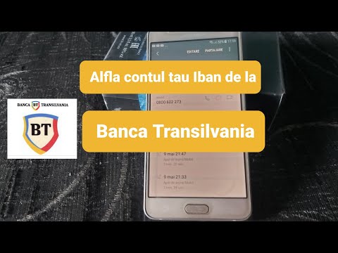 Cum sa aflu Ibanul contului de la Banca Transilvania?