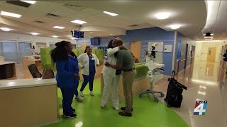 News4JAX reporter shows appreciation for nurses who helped him during medical treatment