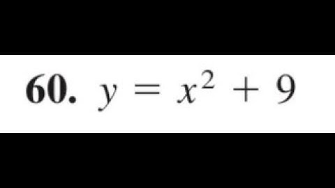 y = x^2 + 9 at which points does the equation have horizontal tangent lines/