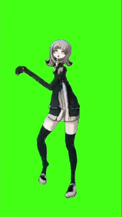 Chiaki what happened? ..(chiaki green screen dance)