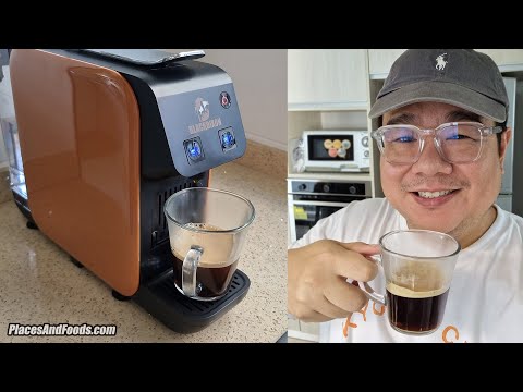 Black Bixon Espresso Coffee Capsule Machine Malaysia Unboxing and Review