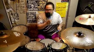 Joey Gonzales Blue Playing Drums For Gammacide Working On Preproduction For Upcoming Album.