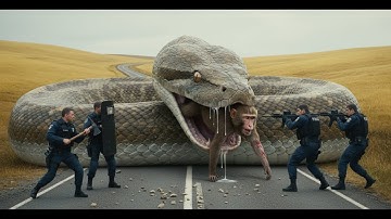 Emergency Team Saves Squirrel Monkey From Giant Python’s Deadly Grip 🐍🐒