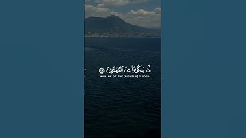 قراءة خاشعة من سورة التوبة للقارئ سعود الشريم #quran #قرآن #سعود_الشريم