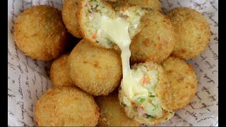 [sub] 감자 치즈볼 만들기 [Making Potato Cheese Balls] 홈베이킹