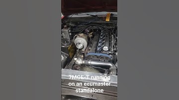 7mge finally running on the ecumaster. #toyota #supra #7mge #7mgte #ecumaster