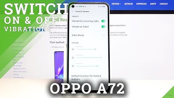 How to Enter Vibration Settings in Oppo A72 - Manage Vibrations in OPPO