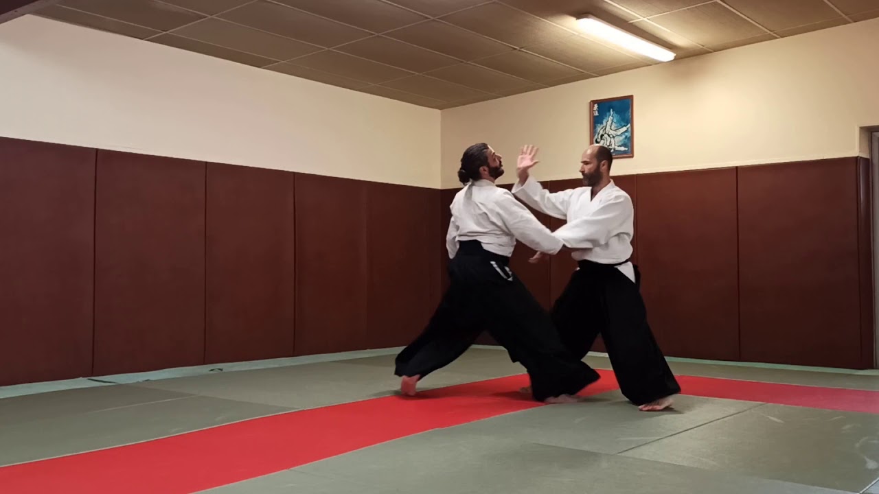 Technique Aïkido Tachi waza Chudan tsuki Ikkyo YouTube