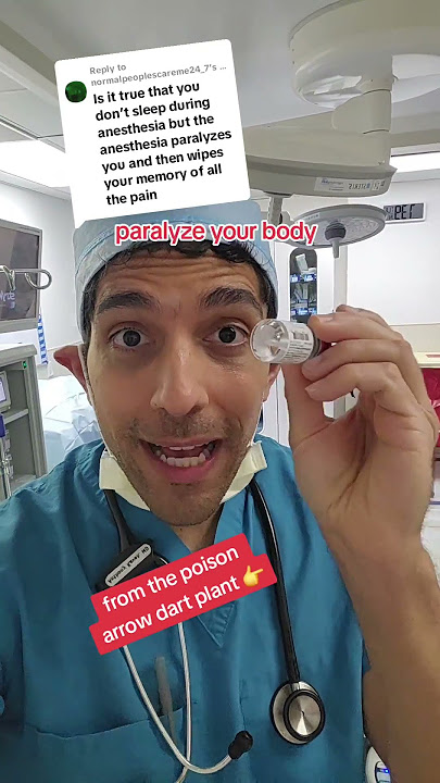 Anesthesia is NOT what you think