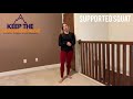 How to do a supported squat at home | Best for arthritis pain | Dr. Alyssa Kuhn