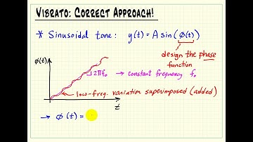 Low-Frequency Modulation: Correct way to model vibrato