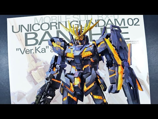 1536 - MG Unicorn Gundam 02 Banshee Ver.Ka UNBOXING - YouTube