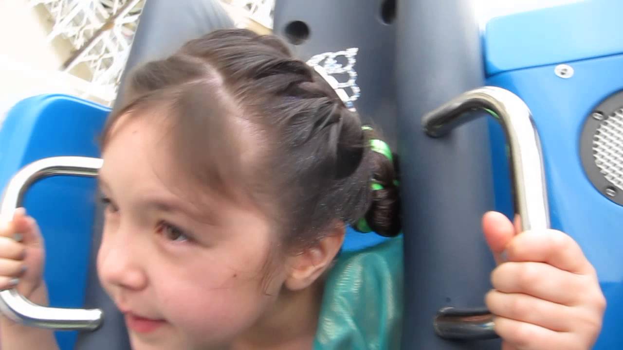 Clementine's first time on California Screamin- 5 years old