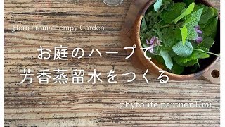 HARIO ハーブウォーターメーカーで芳香蒸留水を作る！プランターのハーブでできます