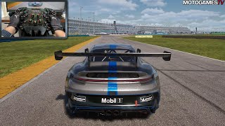 Rennsport Beta - 2022 Porsche 911 GT3 Cup at Daytona | Moza DD R9 Gameplay