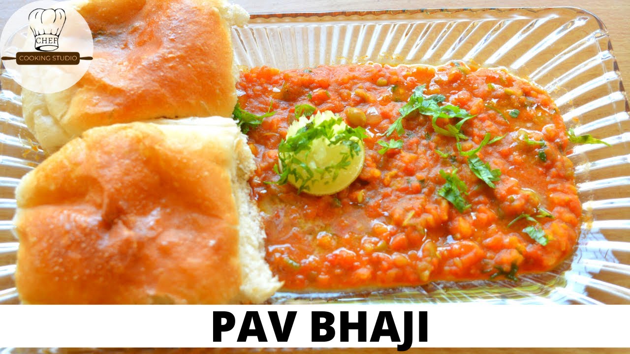 Pav Bhaji Mumbai Street Food | पाव भाजी | | Chef Cooking Studio