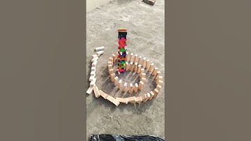 Domino tricks #satisfying #domino #ytshorts #trending #viral #shortsvideo #domino #gaming #trend